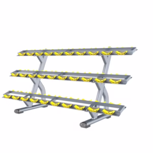 3 Layers Dumbbell Rack